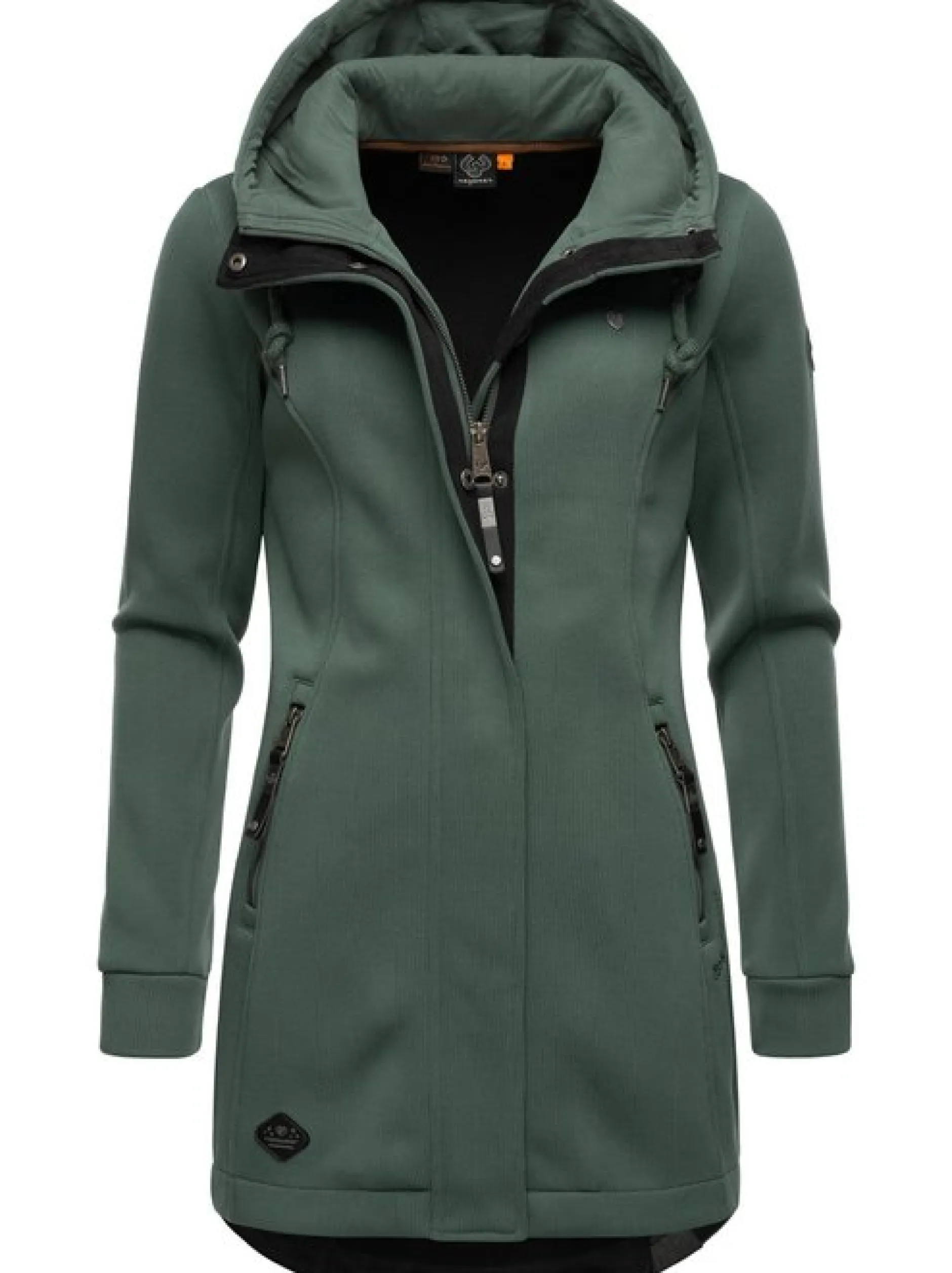 Ragwear Damen Sweatjacke - Letti Bonded in grün