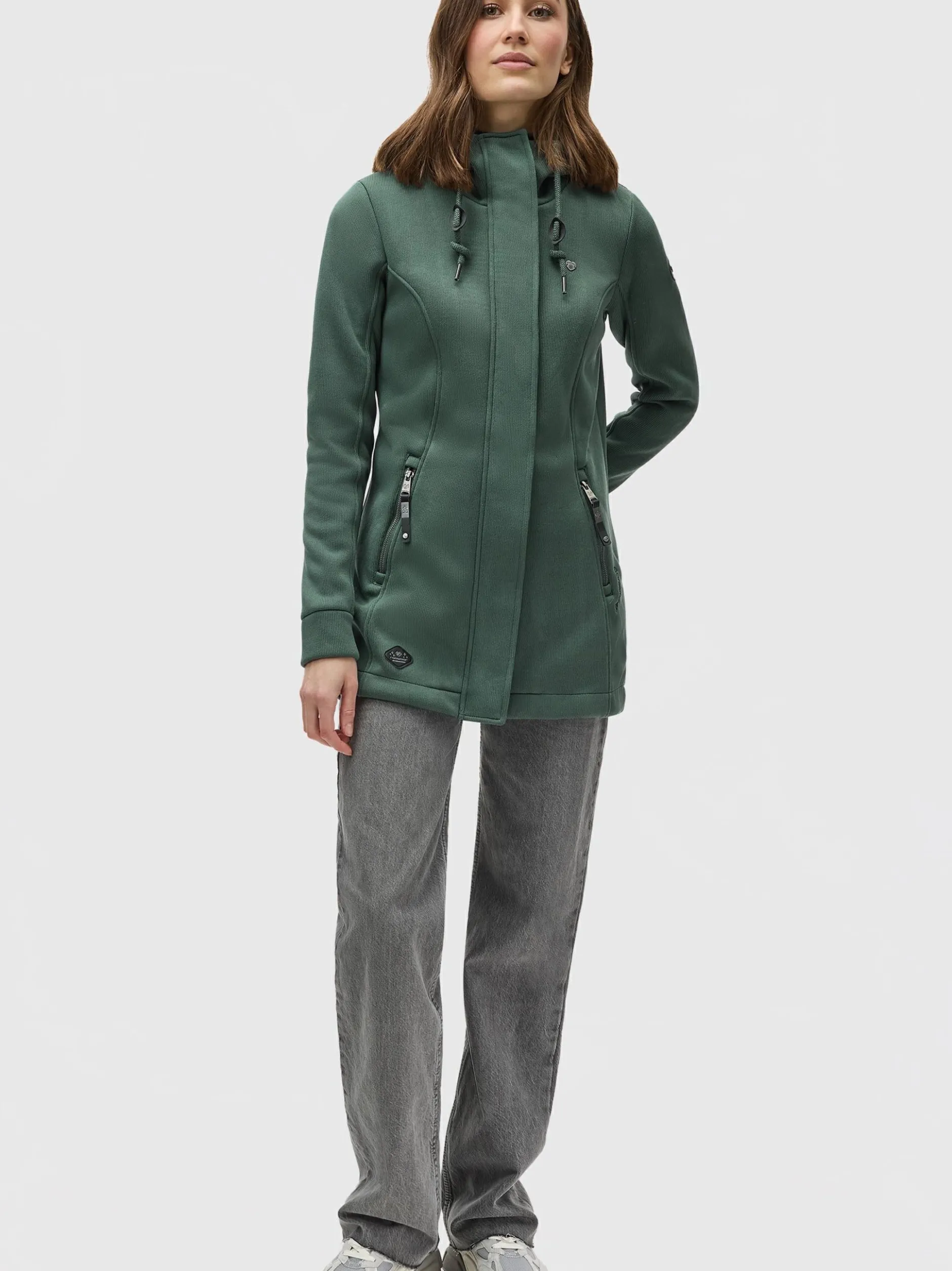 Ragwear Damen Sweatjacke - Letti Bonded in grün