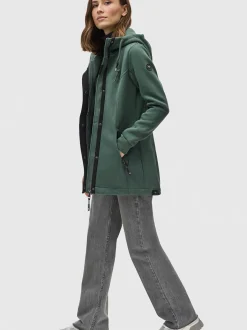 Ragwear Damen Sweatjacke - Letti Bonded in grün