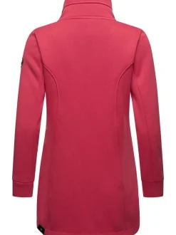 Ragwear Damen Sweatjacke - Letrice Bonded in himbeer