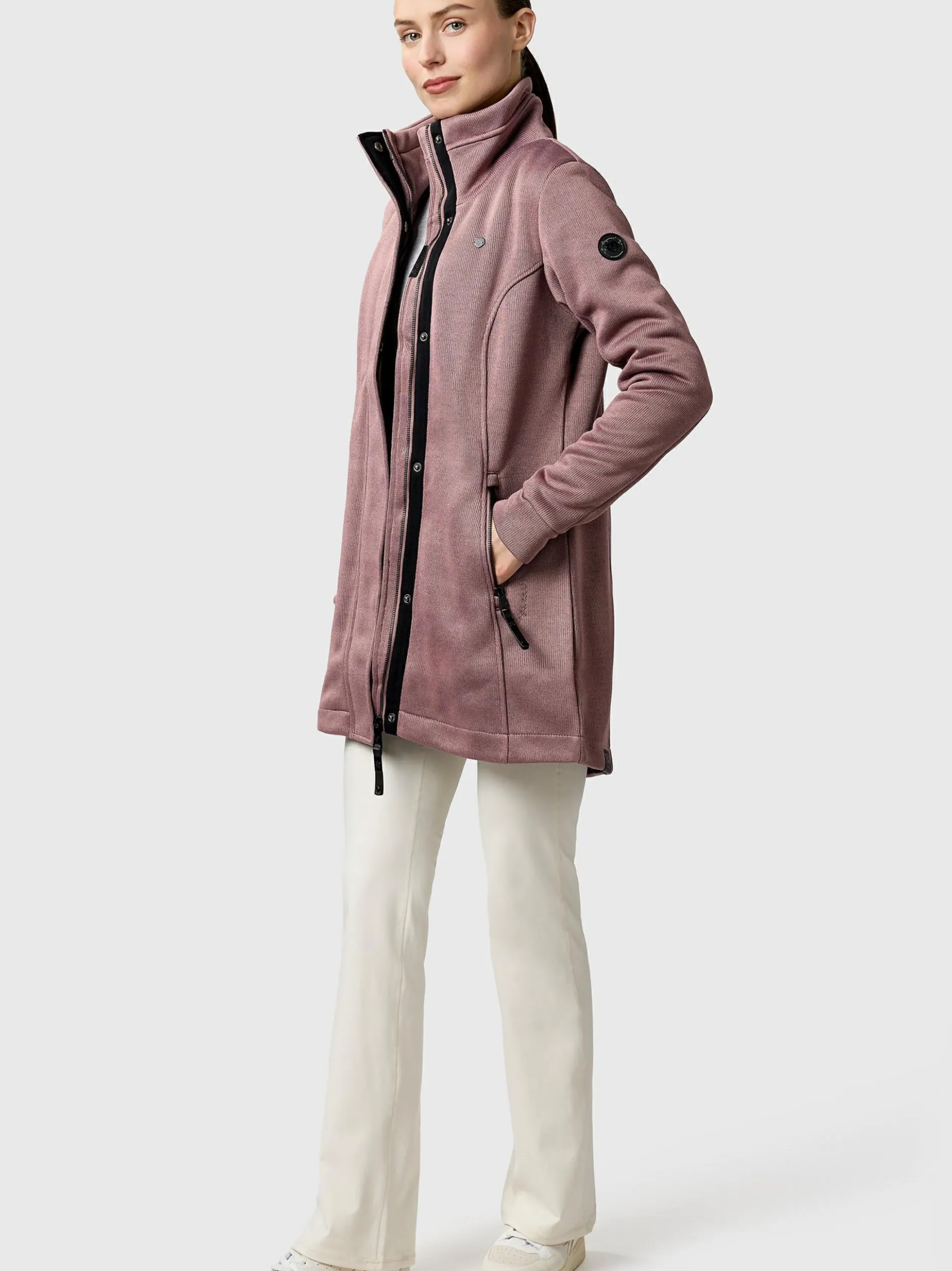 Ragwear Damen Sweatjacke - Letrice Bonded in lila