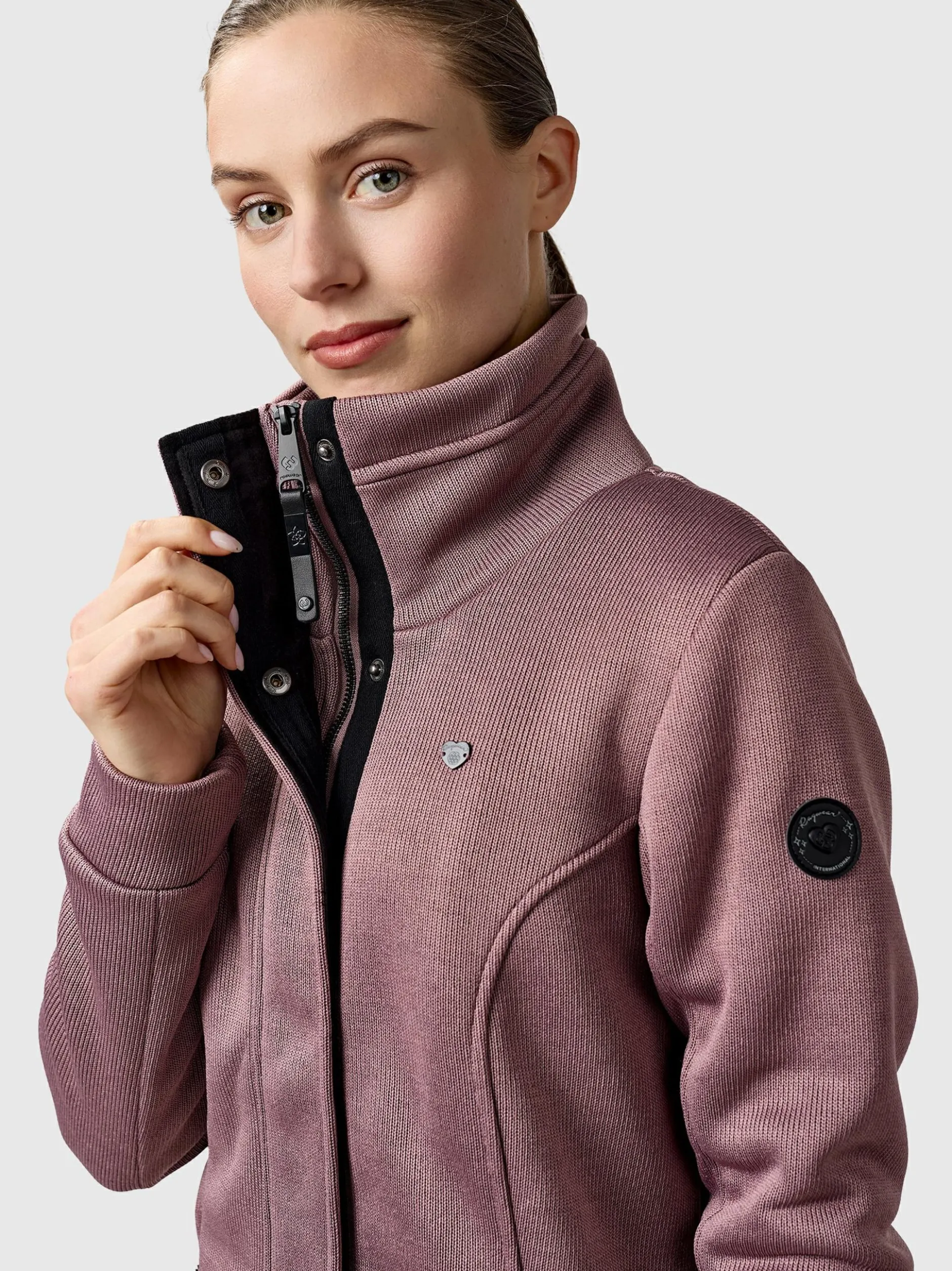 Ragwear Damen Sweatjacke - Letrice Bonded in lila