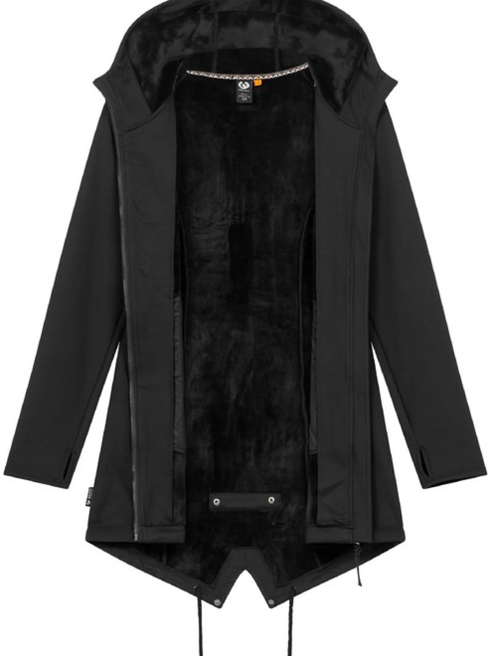 Ragwear Damen Sweatjacke - Wingi in schwarz