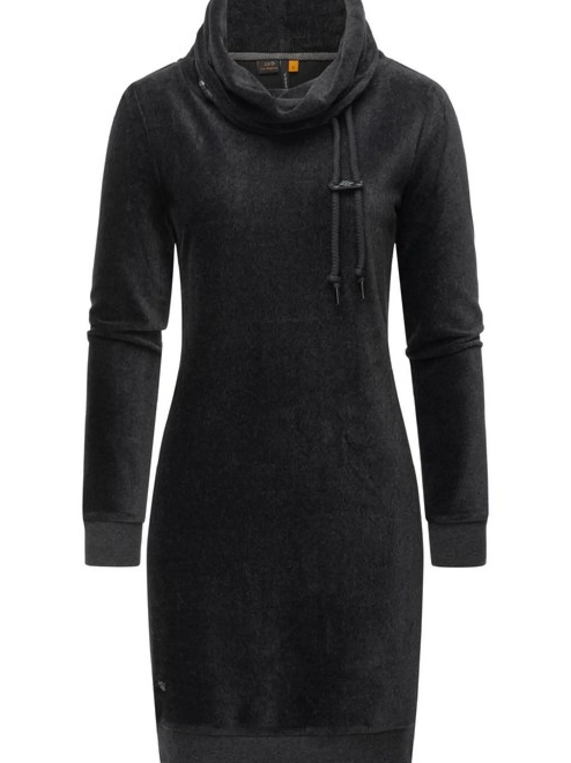 Ragwear Damen Sweatkleid - Chloe Velvet in grau