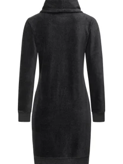 Ragwear Damen Sweatkleid - Chloe Velvet in grau