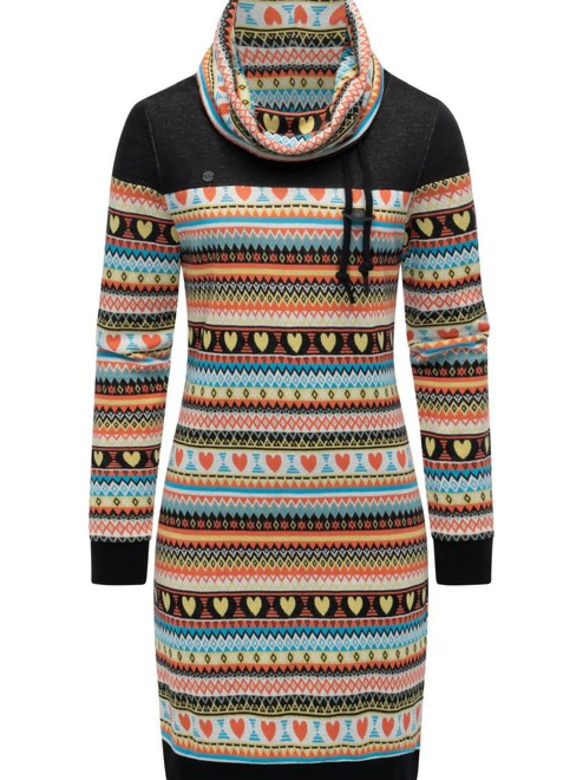 Ragwear Damen Sweatkleid - Chlloe Jacquard YOUMODO in mehrfarbig