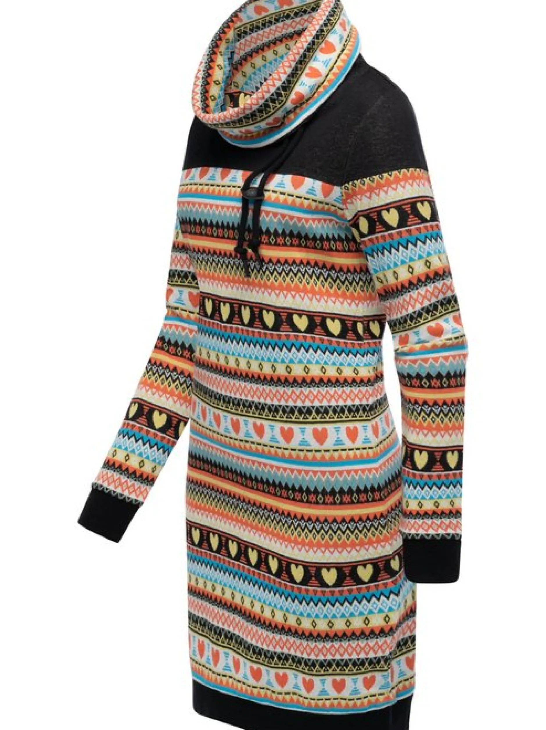 Ragwear Damen Sweatkleid - Chlloe Jacquard YOUMODO in mehrfarbig