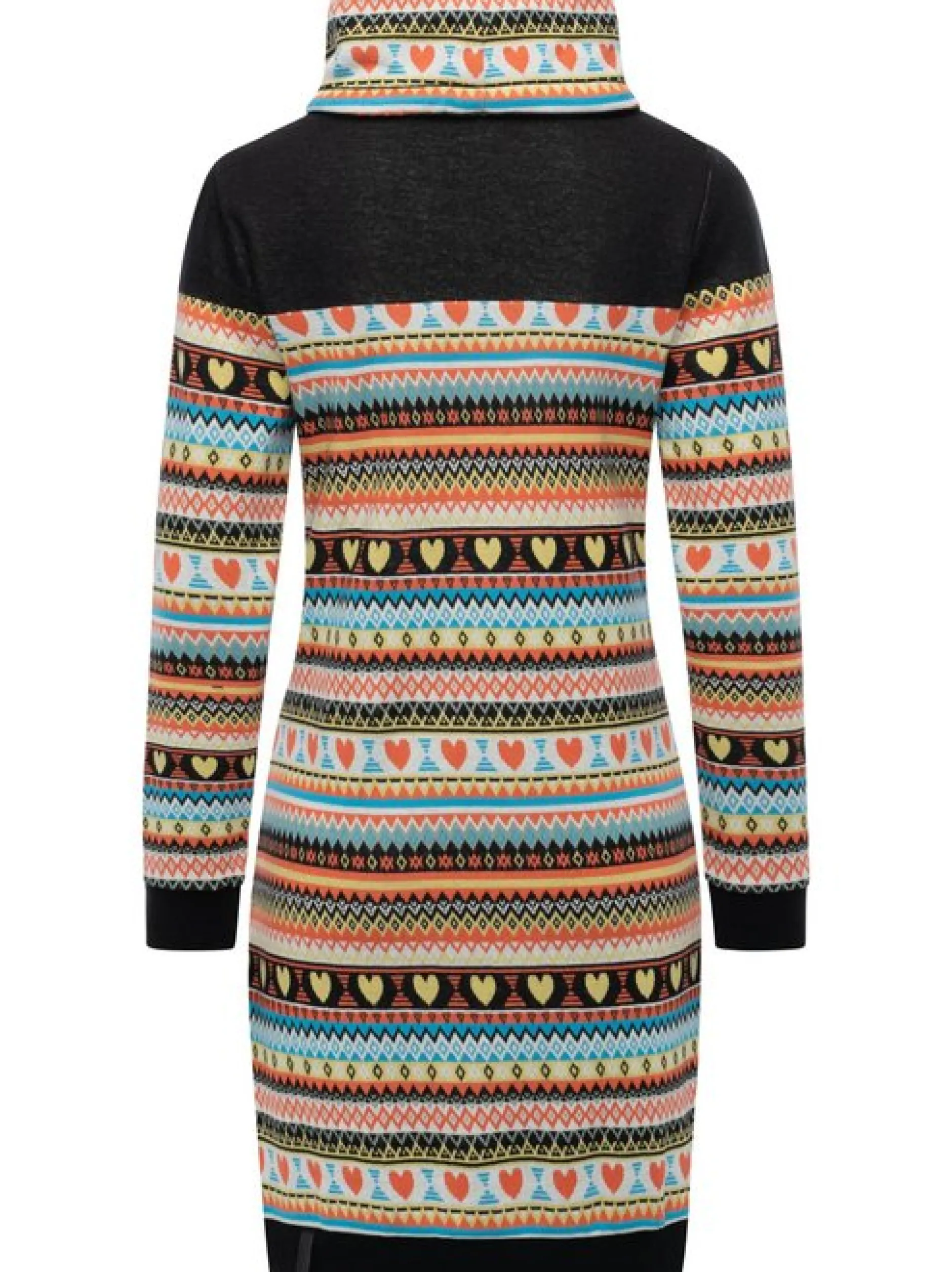 Ragwear Damen Sweatkleid - Chlloe Jacquard YOUMODO in mehrfarbig