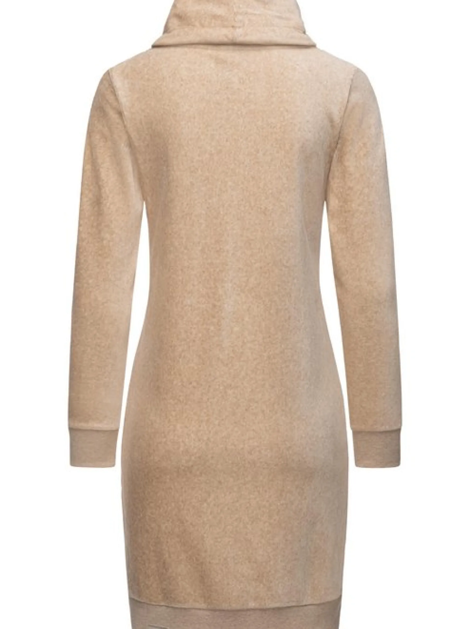 Ragwear Damen Sweatkleid - Chloe Velvet in sand