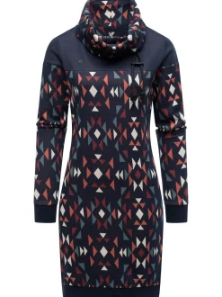 Ragwear Damen Sweatkleid - Chlloe Aztec YOUMODO in marine