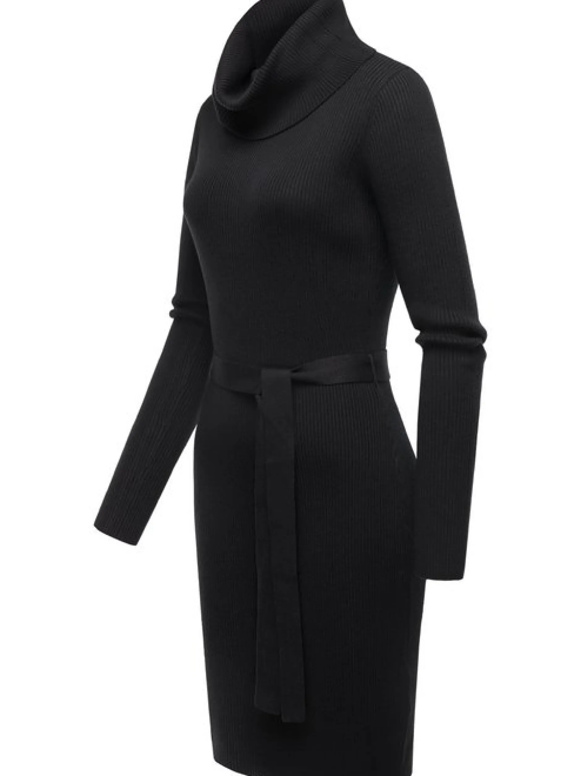 Ragwear Damen Sweatkleid - Miyya in schwarz