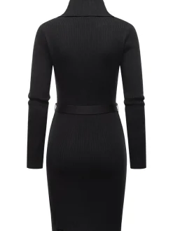 Ragwear Damen Sweatkleid - Miyya in schwarz