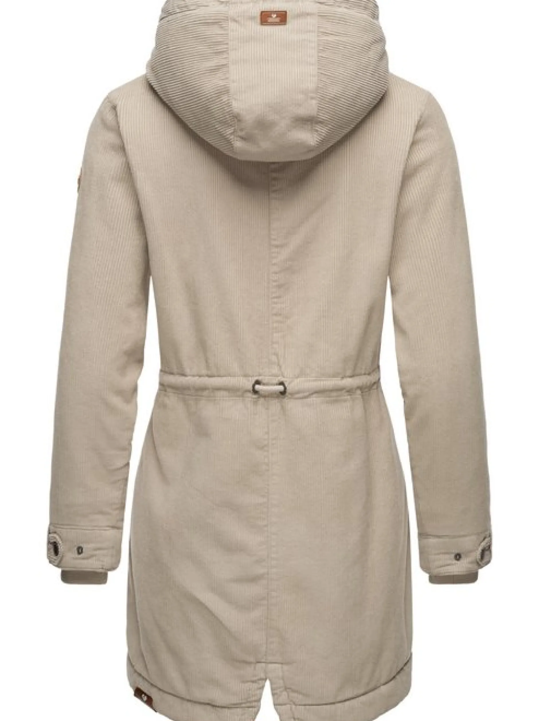 Ragwear Damen Winterjacke - Canny Corduroy in beige