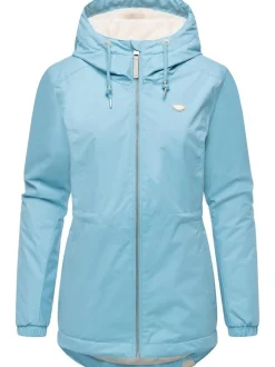Ragwear Damen Winterjacke - Dankka Warm in hellblau