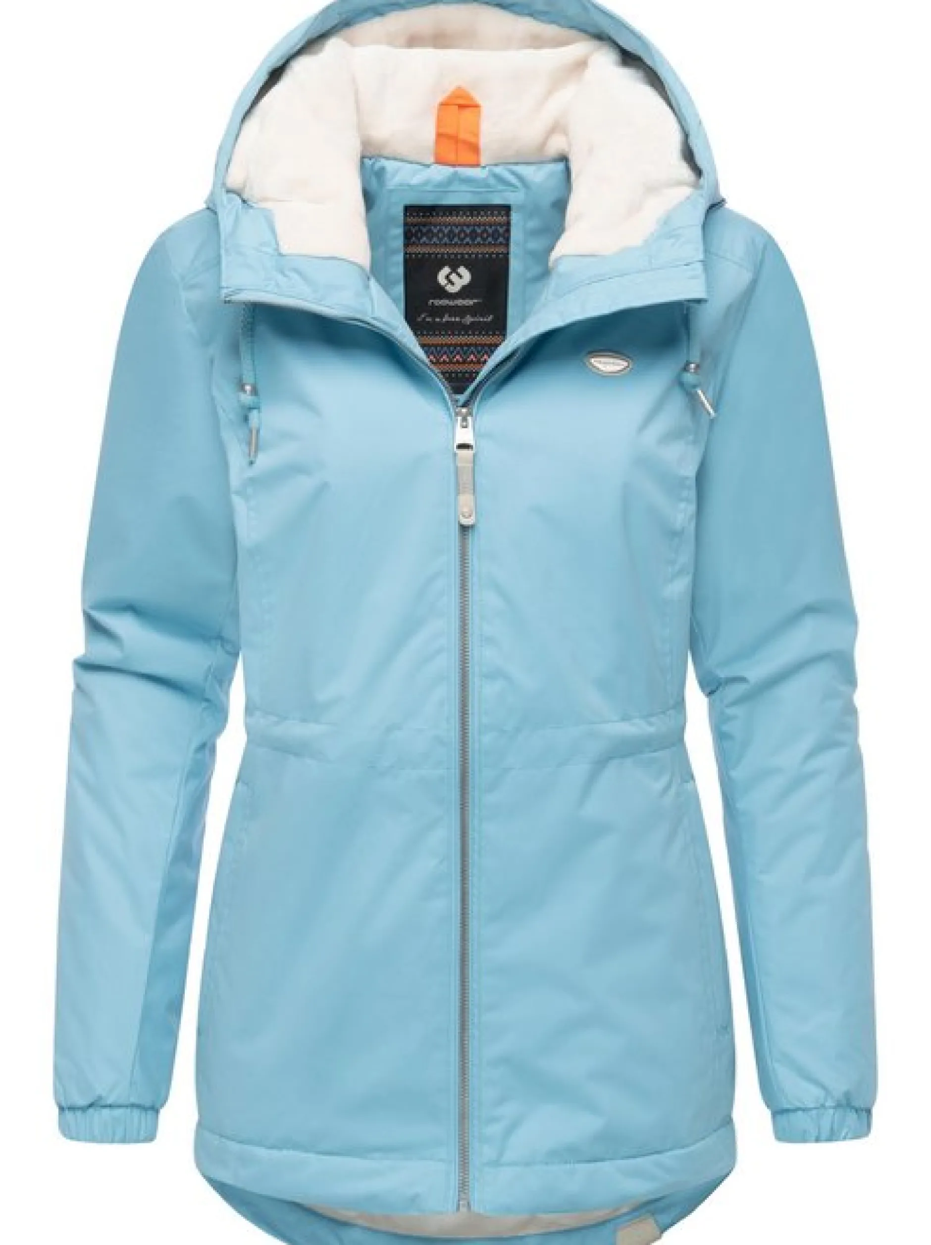 Ragwear Damen Winterjacke - Dankka Warm in hellblau