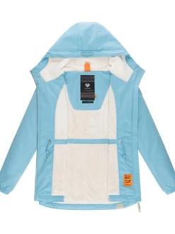 Ragwear Damen Winterjacke - Dankka Warm in hellblau