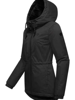 Ragwear Damen Winterjacke - Dankka Warm in schwarz