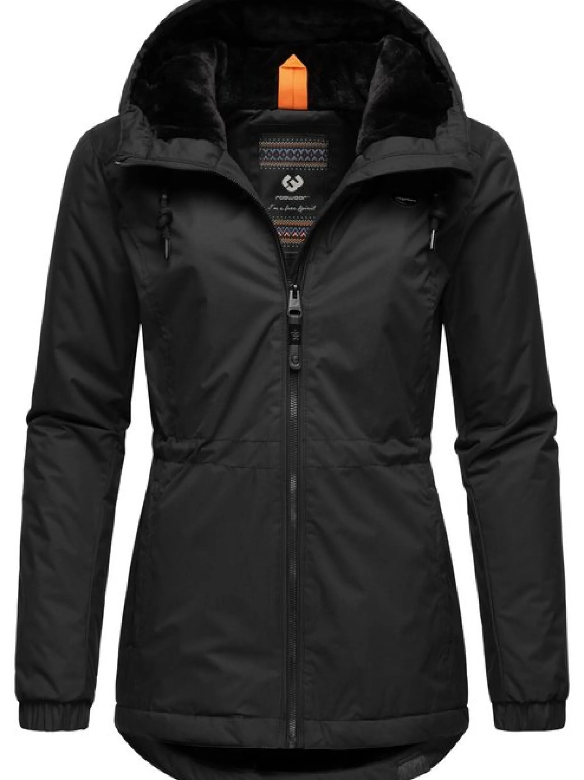Ragwear Damen Winterjacke - Dankka Warm in schwarz