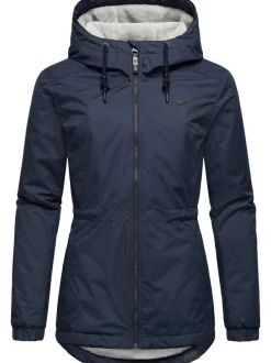 Ragwear Damen Winterjacke - Dankka Warm in marine