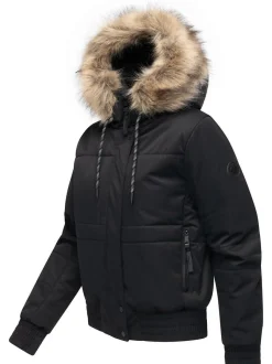 Ragwear Damen Winterjacke - Deluxia YOUMODO in schwarz