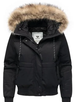 Ragwear Damen Winterjacke - Deluxia YOUMODO in schwarz