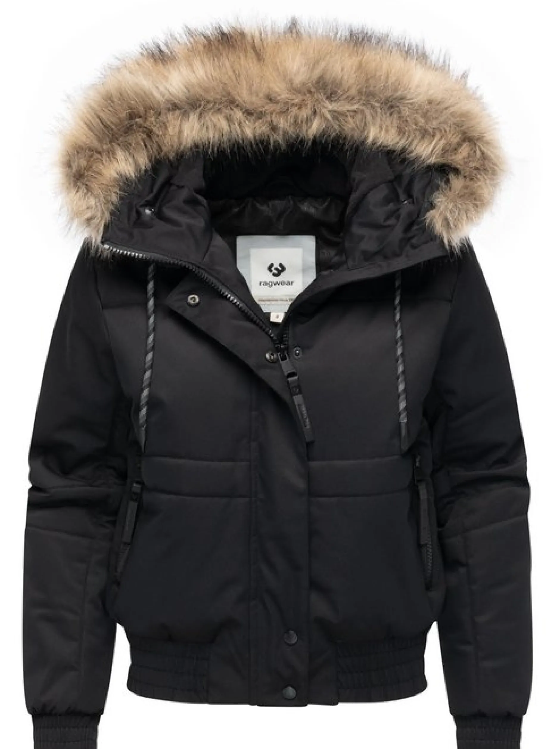 Ragwear Damen Winterjacke - Deluxia YOUMODO in schwarz