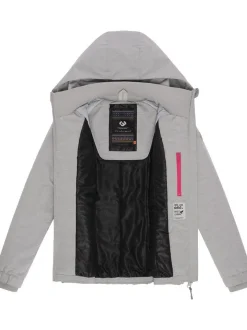Ragwear Damen Winterjacke - Dizzie Warm Rain in grau