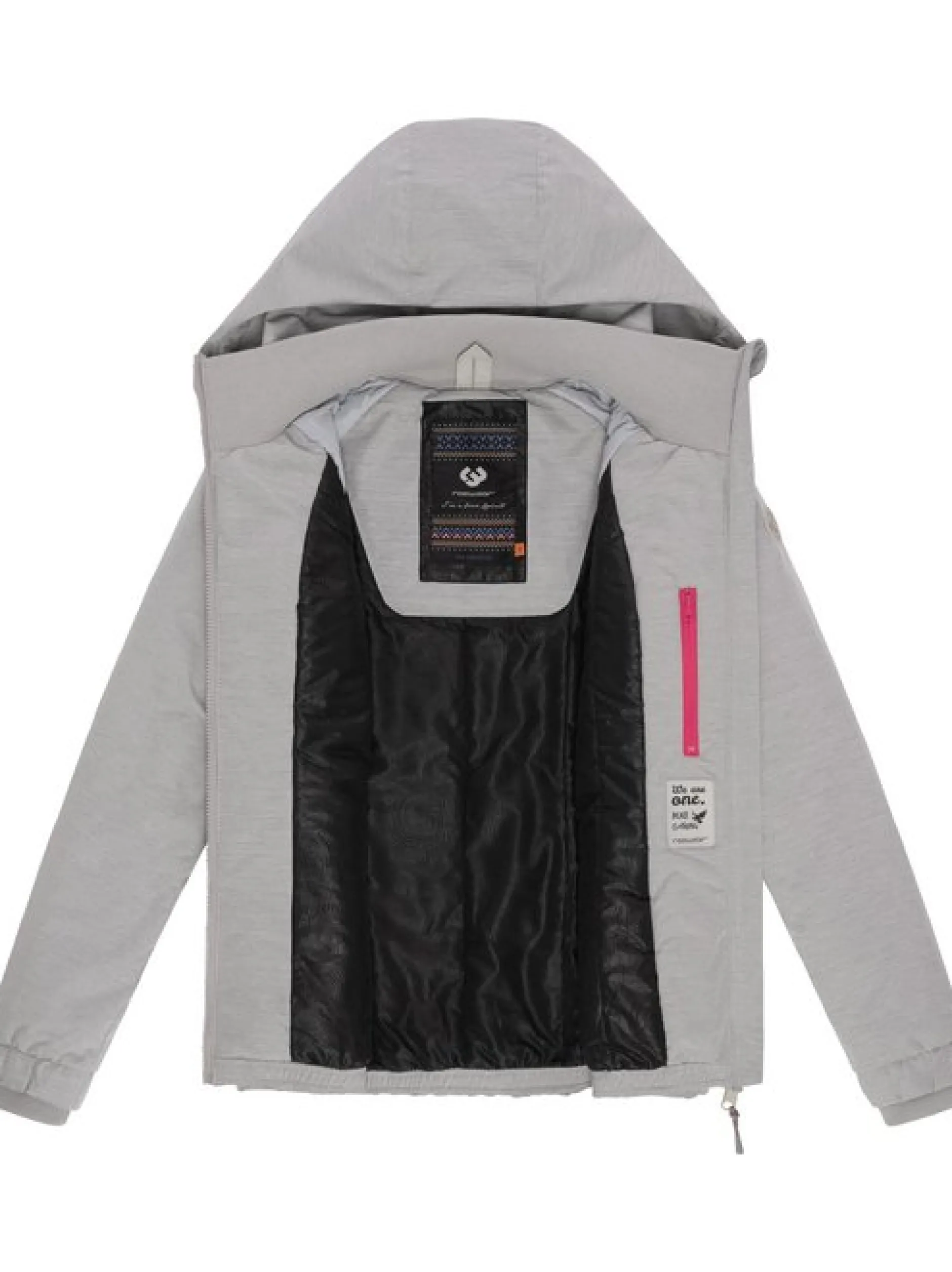 Ragwear Damen Winterjacke - Dizzie Warm Rain in grau