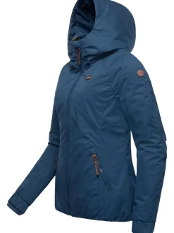 Ragwear Damen Winterjacke - Dizzie Winter in blau