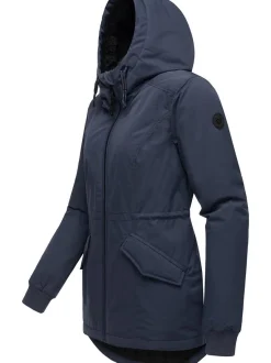 Ragwear Damen Winterjacke - Dowey Warm Rain in marine