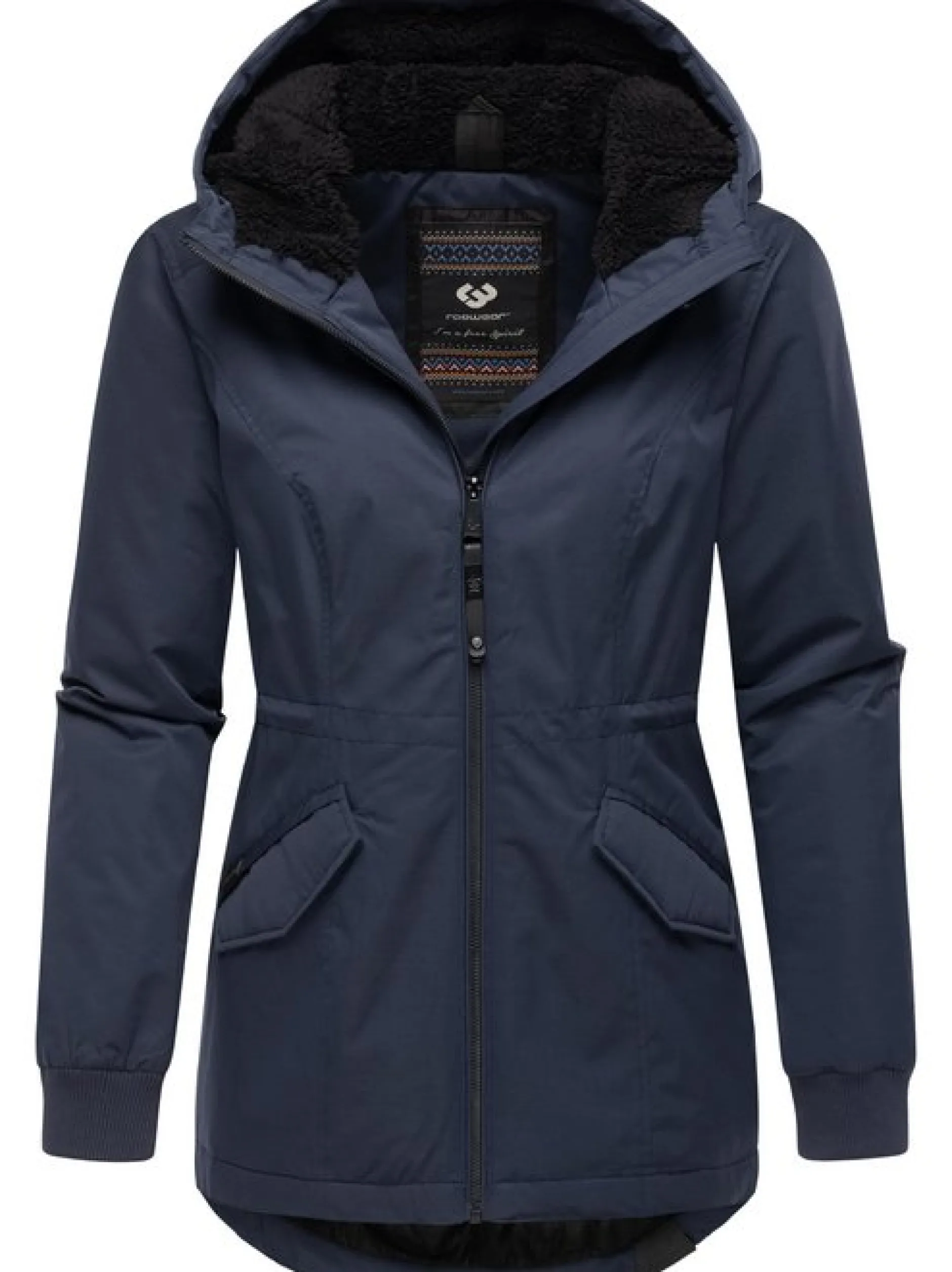 Ragwear Damen Winterjacke - Dowey Warm Rain in marine