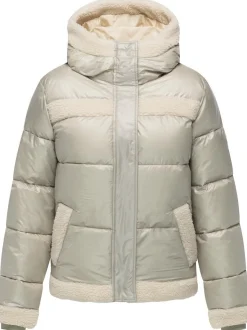 Ragwear Damen Winterjacke - Editah Shiny YOUMODO in beige