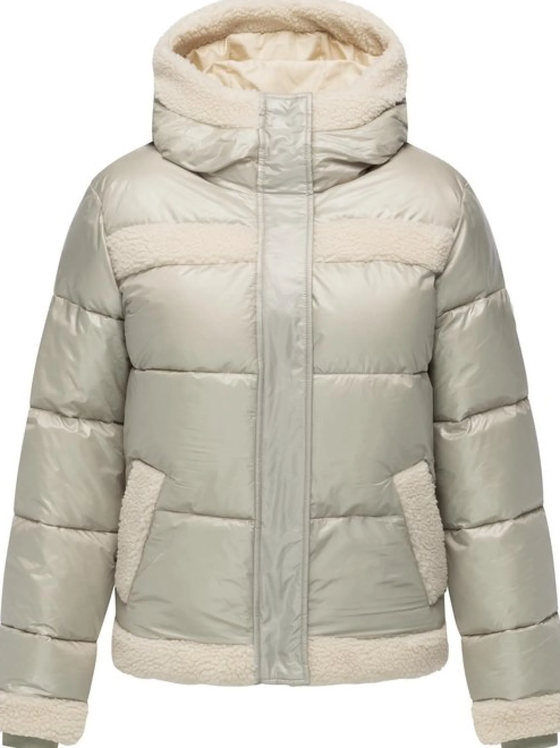 Ragwear Damen Winterjacke - Editah Shiny YOUMODO in beige
