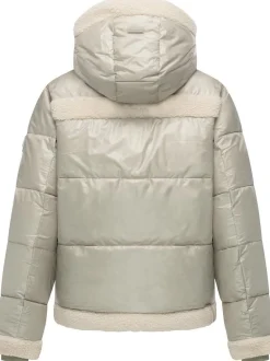 Ragwear Damen Winterjacke - Editah Shiny YOUMODO in beige