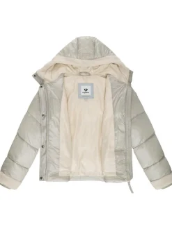 Ragwear Damen Winterjacke - Editah Shiny YOUMODO in beige