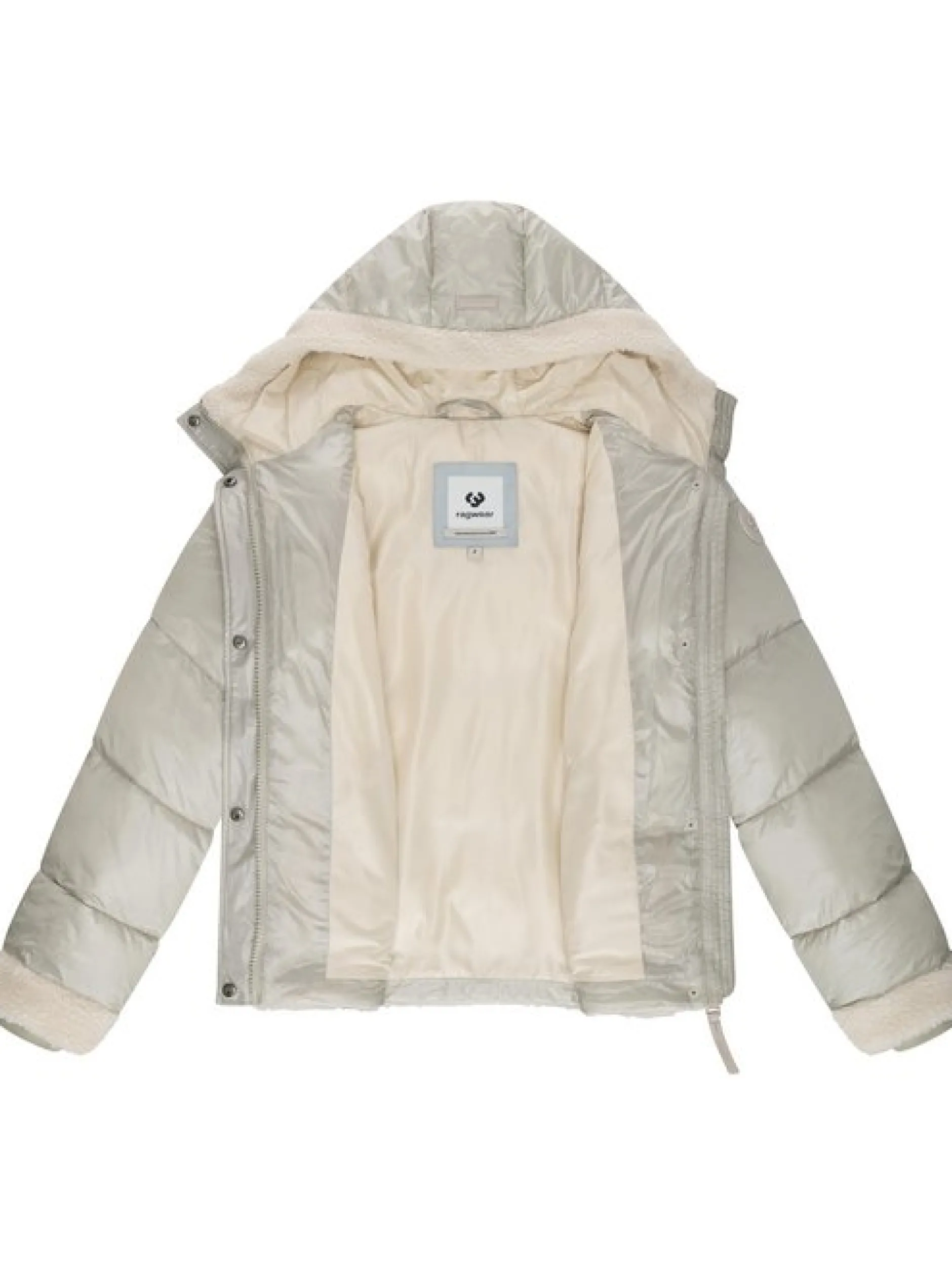 Ragwear Damen Winterjacke - Editah Shiny YOUMODO in beige