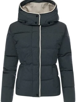 Ragwear Damen Winterjacke - Gleama Melange YOUMODO in grau