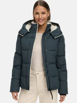 Ragwear Damen Winterjacke - Gleama Melange YOUMODO in grau