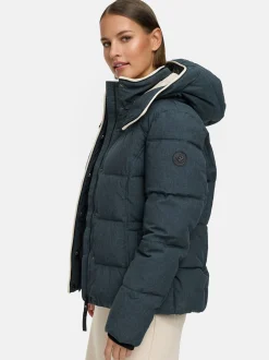 Ragwear Damen Winterjacke - Gleama Melange YOUMODO in grau