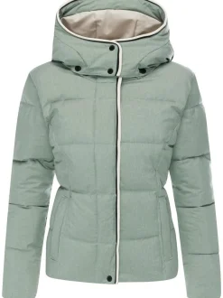 Ragwear Damen Winterjacke - Gleama Melange YOUMODO in grün