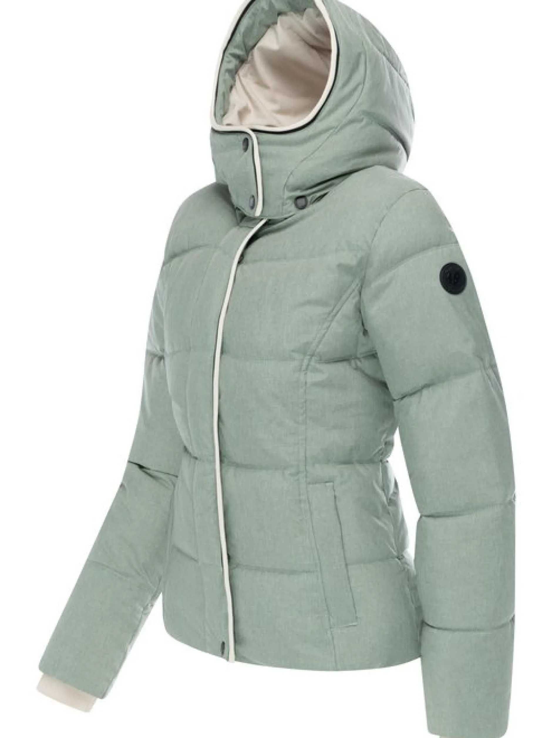 Ragwear Damen Winterjacke - Gleama Melange YOUMODO in grün