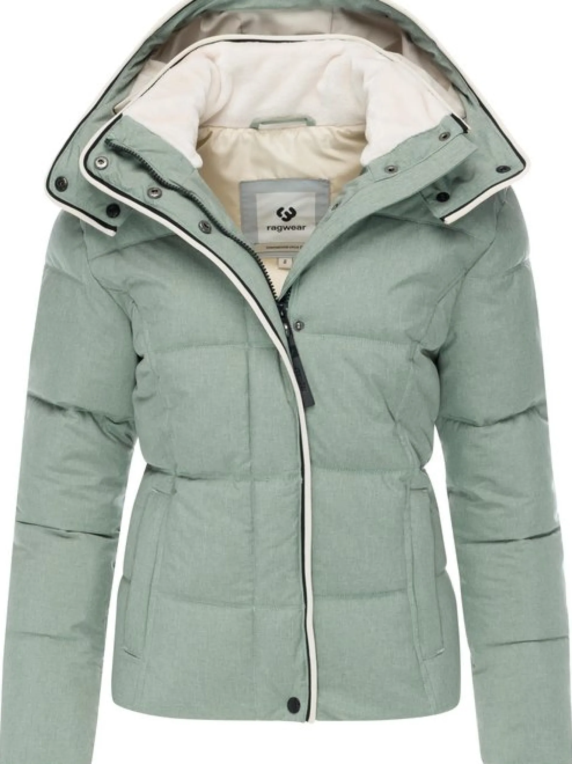 Ragwear Damen Winterjacke - Gleama Melange YOUMODO in grün