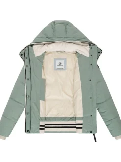 Ragwear Damen Winterjacke - Gleama Melange YOUMODO in grün