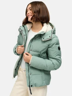 Ragwear Damen Winterjacke - Gleama Melange YOUMODO in grün