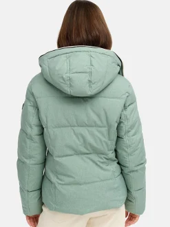 Ragwear Damen Winterjacke - Gleama Melange YOUMODO in grün