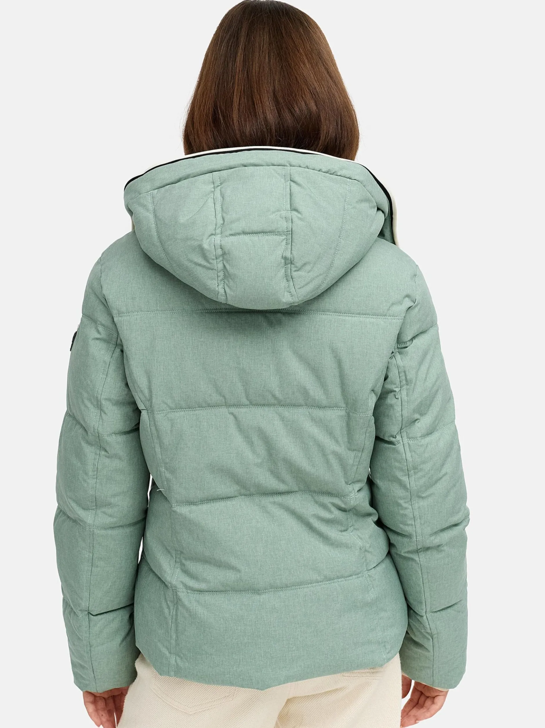 Ragwear Damen Winterjacke - Gleama Melange YOUMODO in grün
