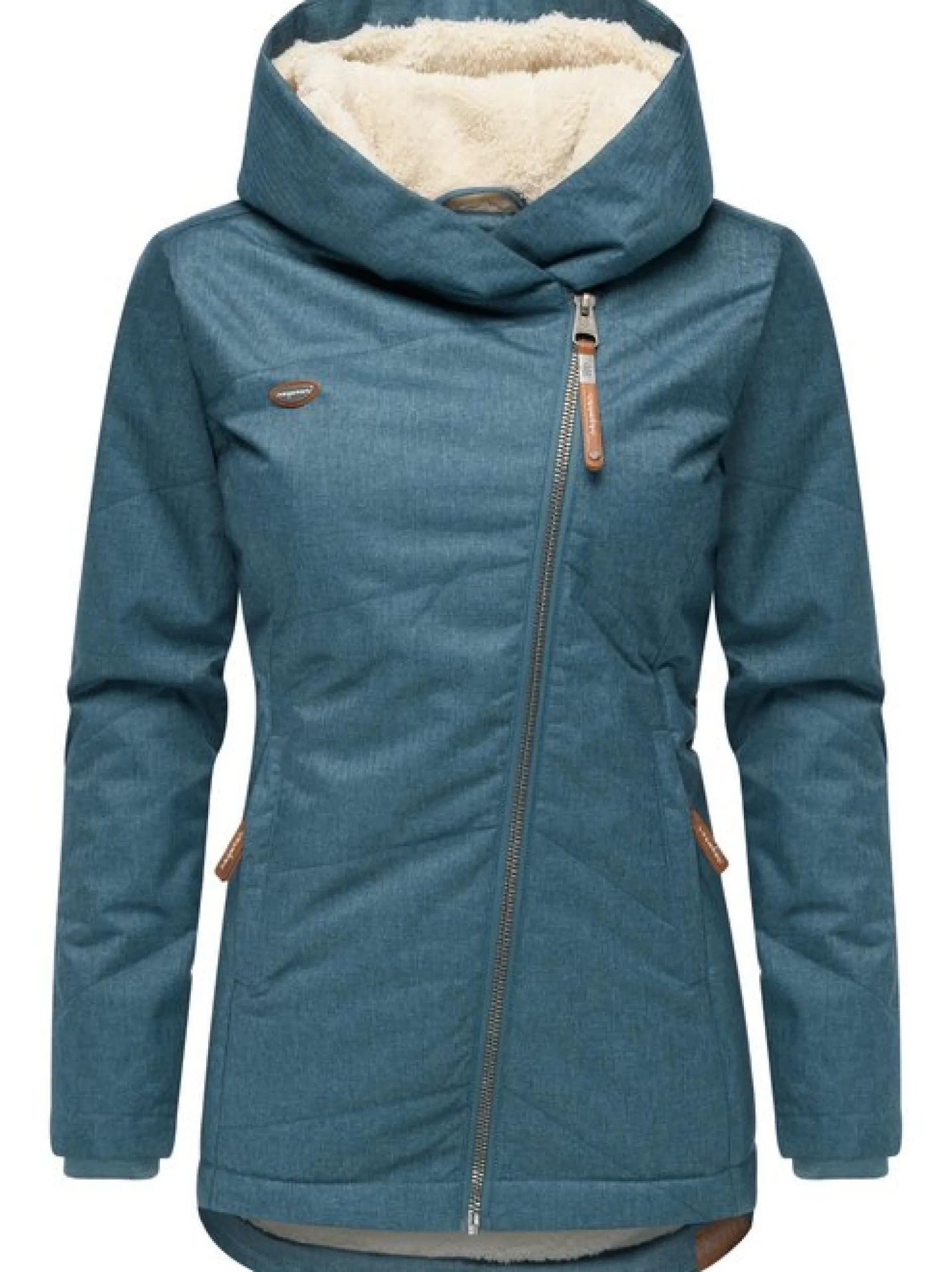 Ragwear Damen Winterjacke - Gordon in blue stone