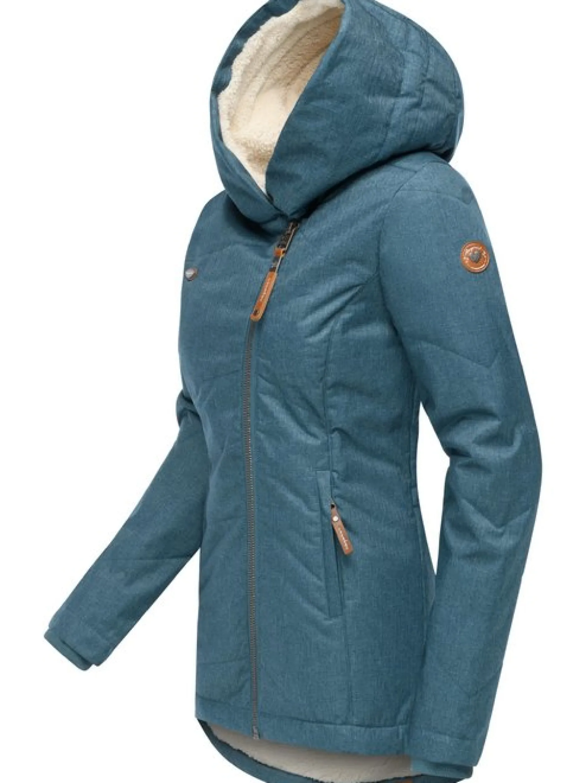 Ragwear Damen Winterjacke - Gordon in blue stone