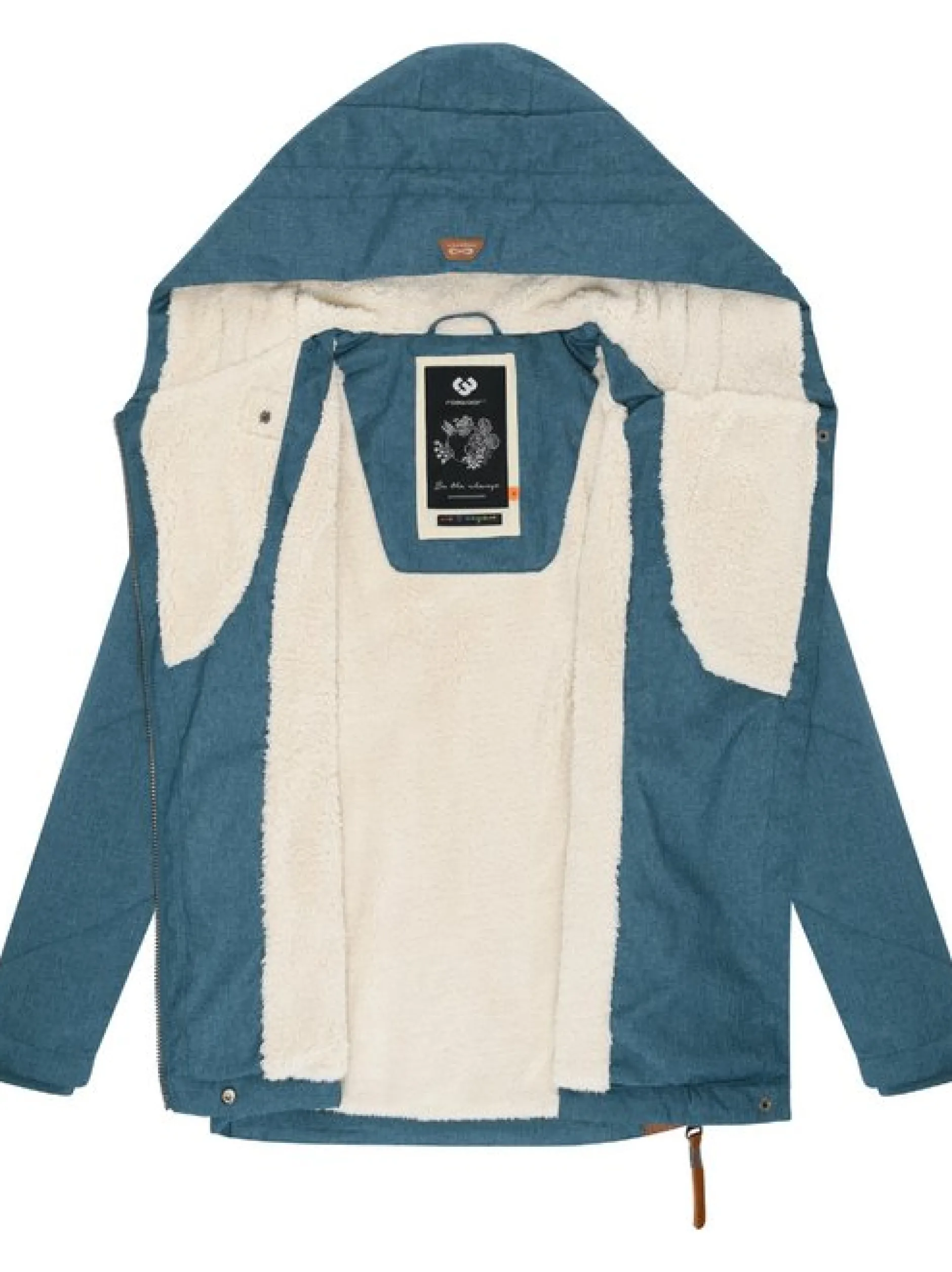 Ragwear Damen Winterjacke - Gordon in blue stone