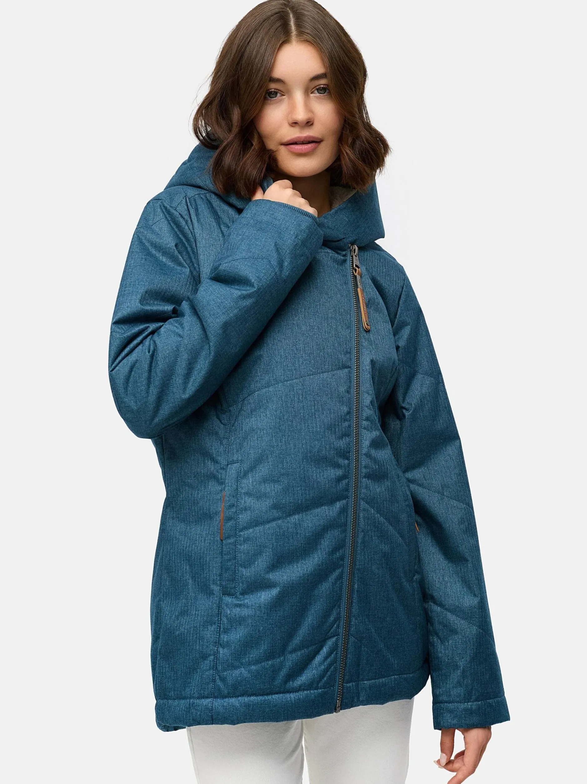 Ragwear Damen Winterjacke - Gordon in blue stone